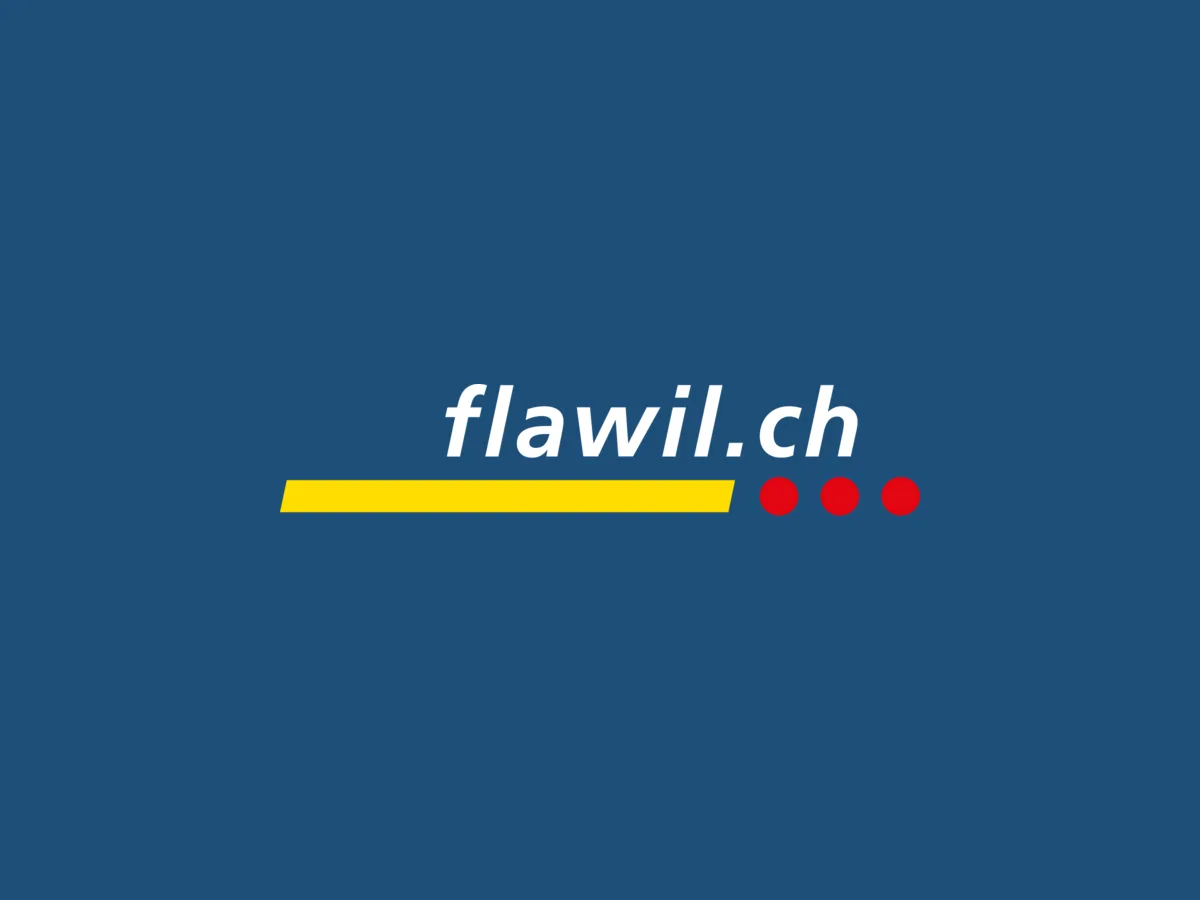 Logo der Gemeinde Flawil mit Git-, Uptime-Kuma- und Nginx-Muster