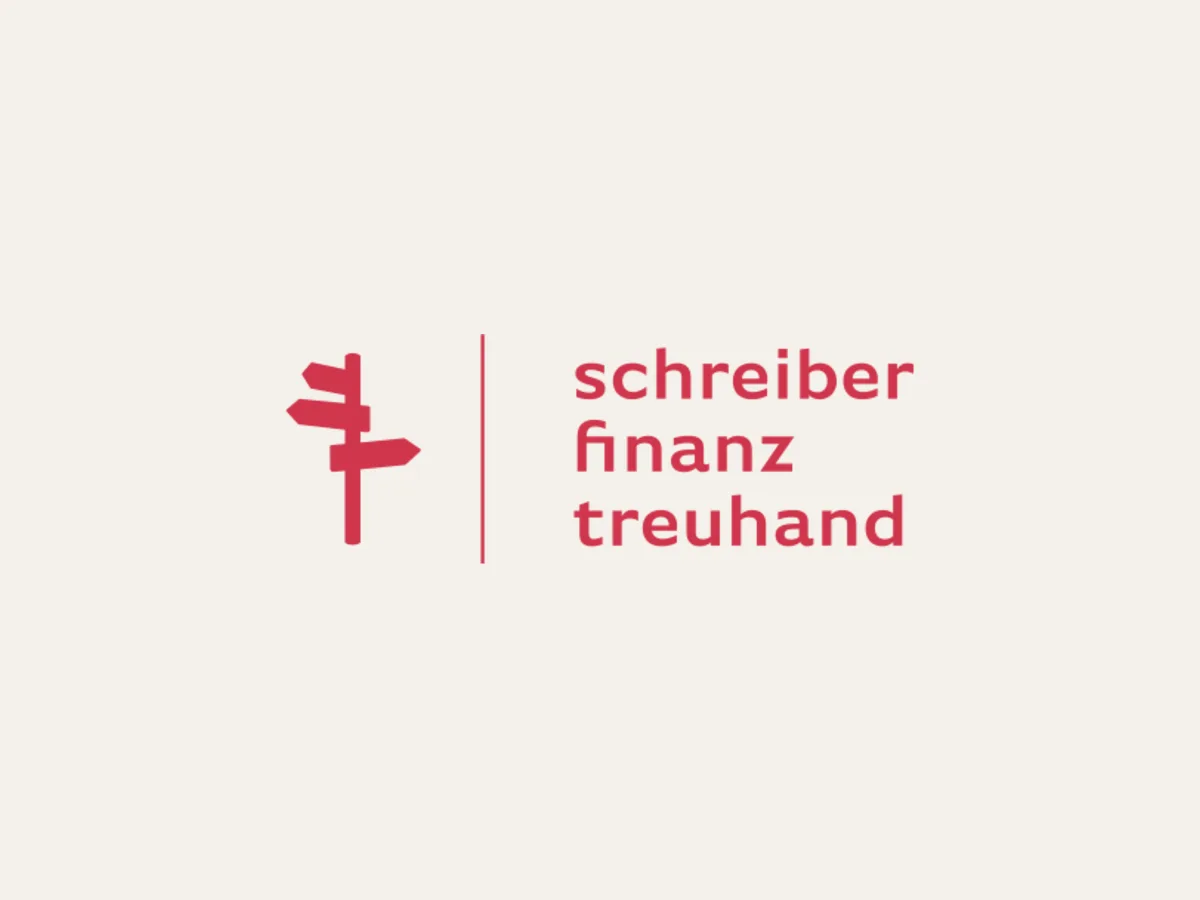 Schreiber Finanz Logo mit Python-, Docker- und MongoDB-Muster
